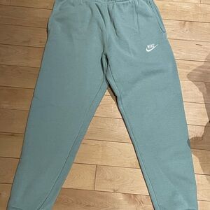 Men’s Nike sweatpants. Gently worn, no stains or tears. Mint green  size Small